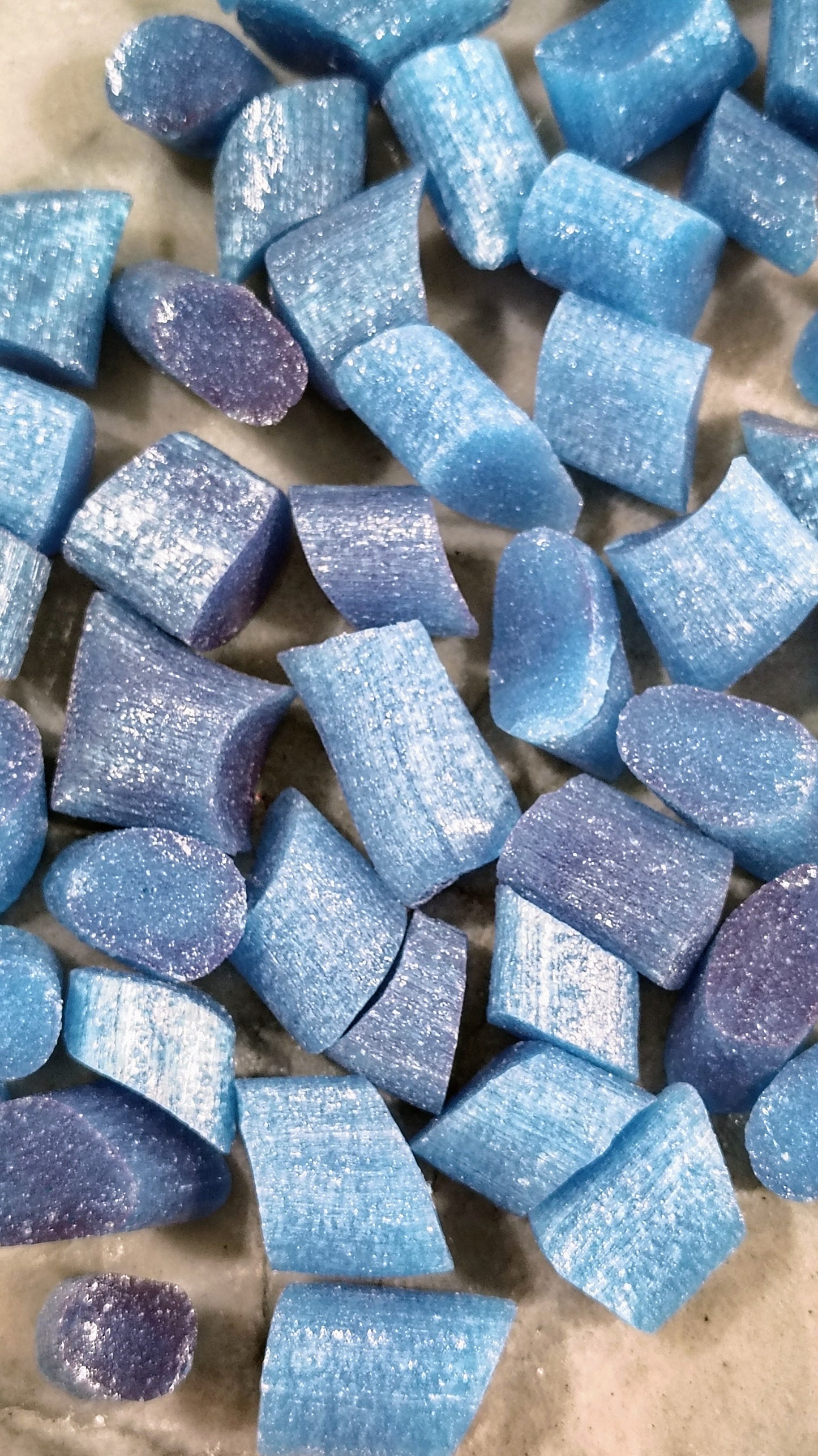 Sour Blue Raspberry Hard Candy