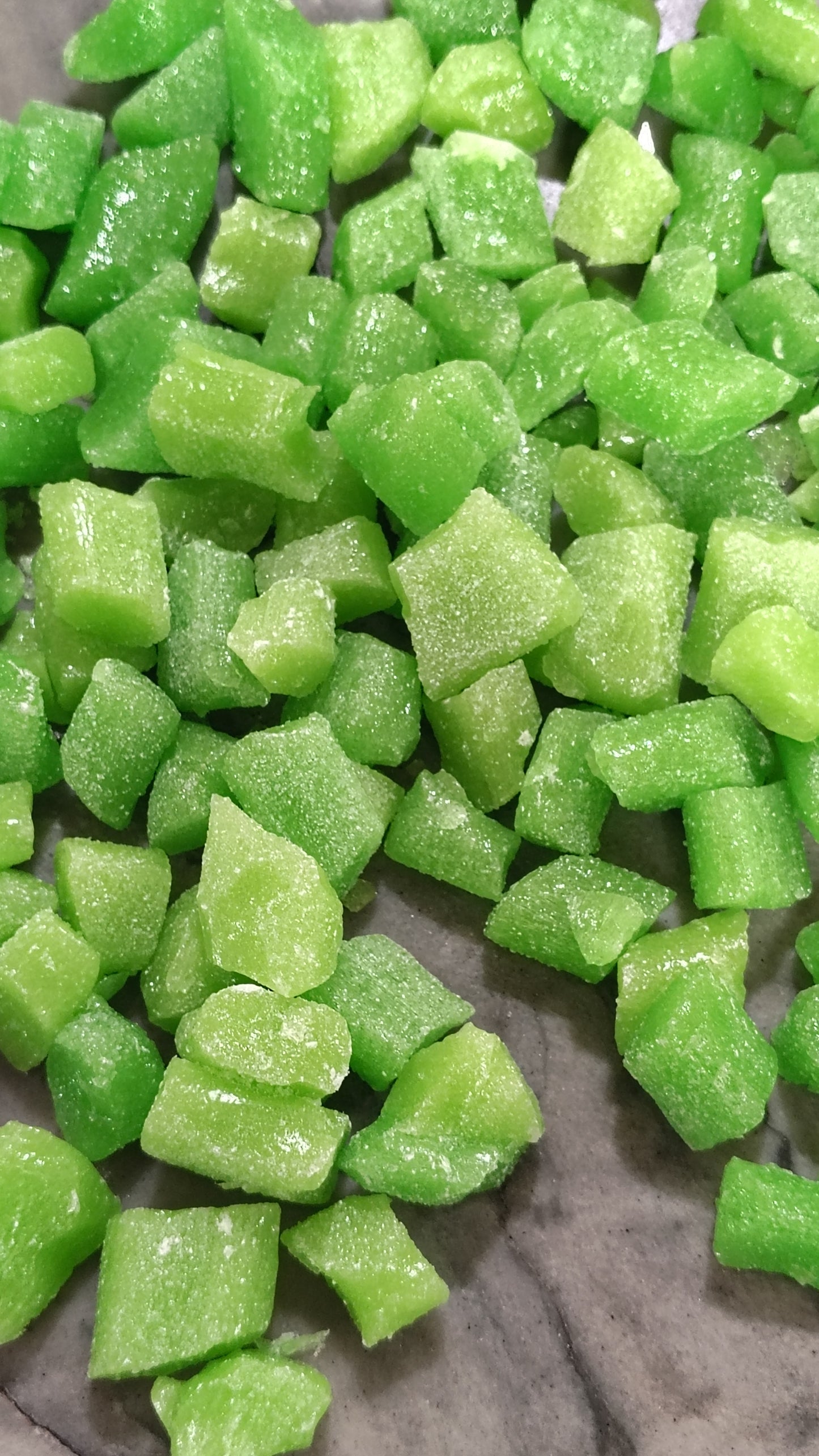 Caramelo duro de manzana verde ácida